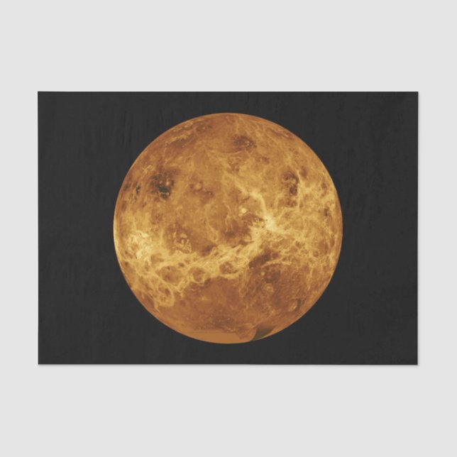 Papel De Seda Superfície do Planeta Vênus (Frente )