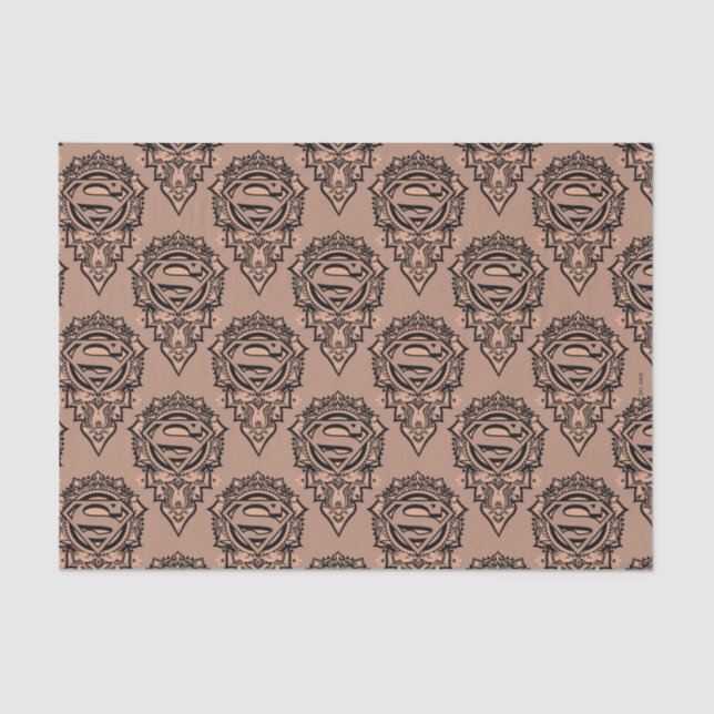 Papel De Seda Supergirl Mandala Graphic (Frente )