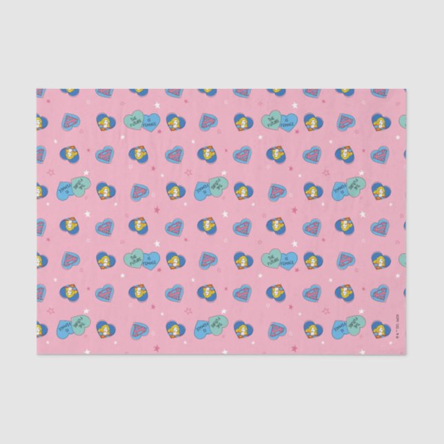 Papel De Seda Supergirl Out Of This World Retro Graphic (Frente )