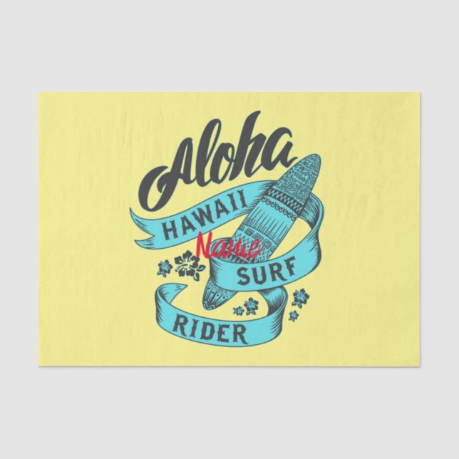 Papel De Seda Surf Aloha Hawaii Rider Thunder_Cove (Frente )