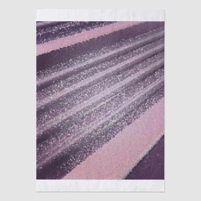 Papel De Seda Surpreendente explosão de rosa e roxo com glamour  (Frente )