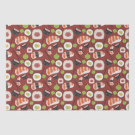 Papel De Seda Sushi Pattern