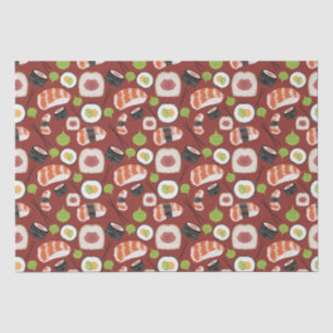 Papel De Seda Sushi Pattern