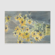 Suspensão de olhos negros, em coloração aquosa vas