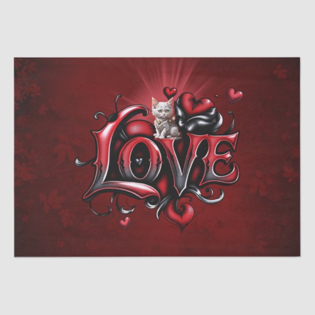 Papel De Seda Sussurros do Coração: A Magia do Amor (Frente )