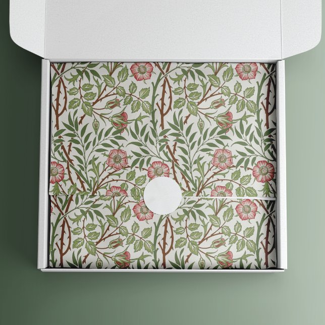 Papel De Seda Sweet Briar Pattern Morris and Company (Criador carregado)