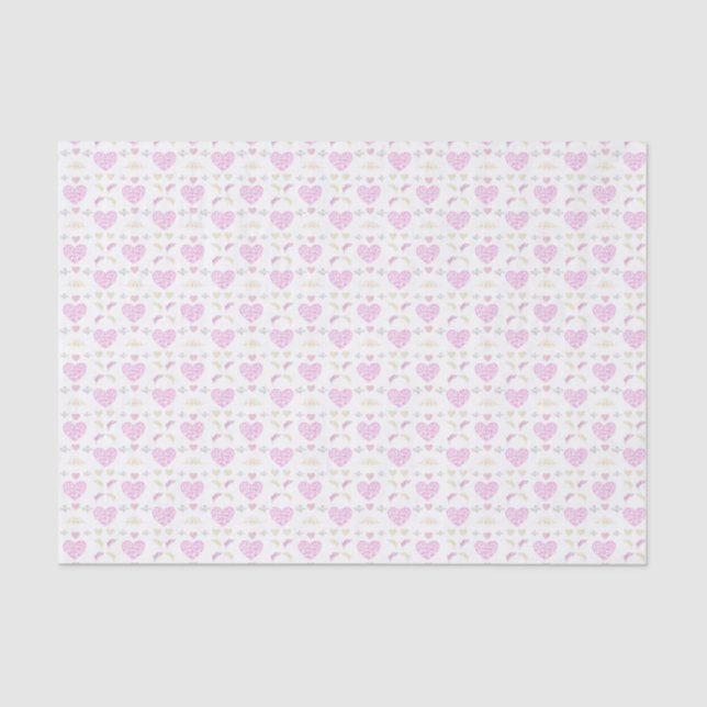 Papel De Seda Sweet romantic valentine heart (Frente )