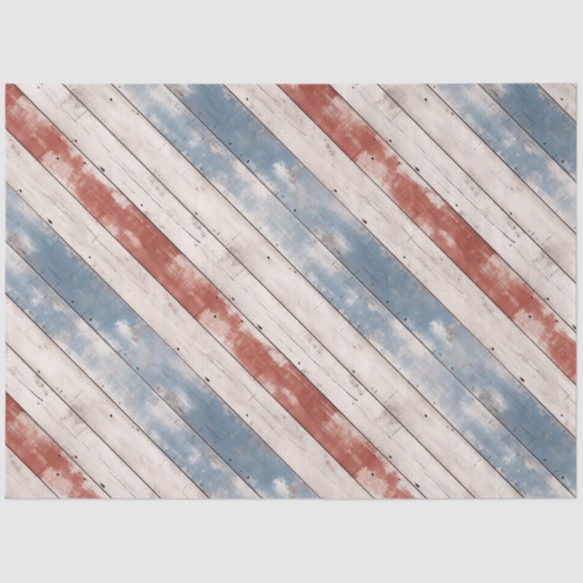 Papel De Seda Tábua de Madeira Rústica Americana (Frente )