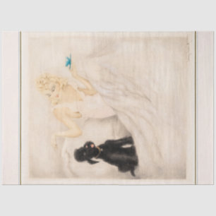 Papel De Seda Taça da Manhã de Louis Icart