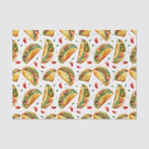 Papel De Seda Taco Pattern