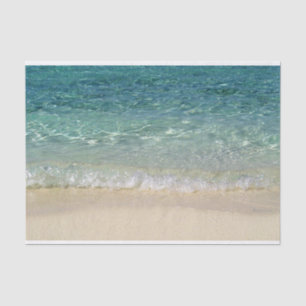 Papel De Seda Taiti Blue Tropical Water