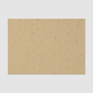 PAPEL DE SEDA TAN BROWN GLITTER OLHA BOLINHAS IRLANDESAS