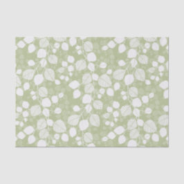 Papel De Seda Tangled Foliage Canopy Muted Lime Botanical