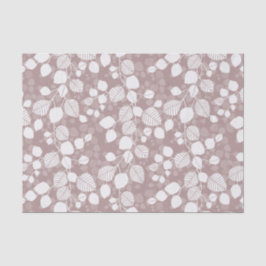 Papel De Seda Tangled Foliage Canopy Muted Rose Botanical