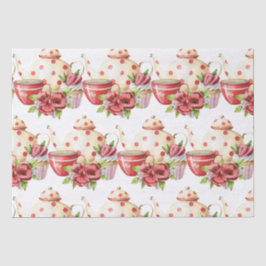 Papel De Seda Tarde de Chá