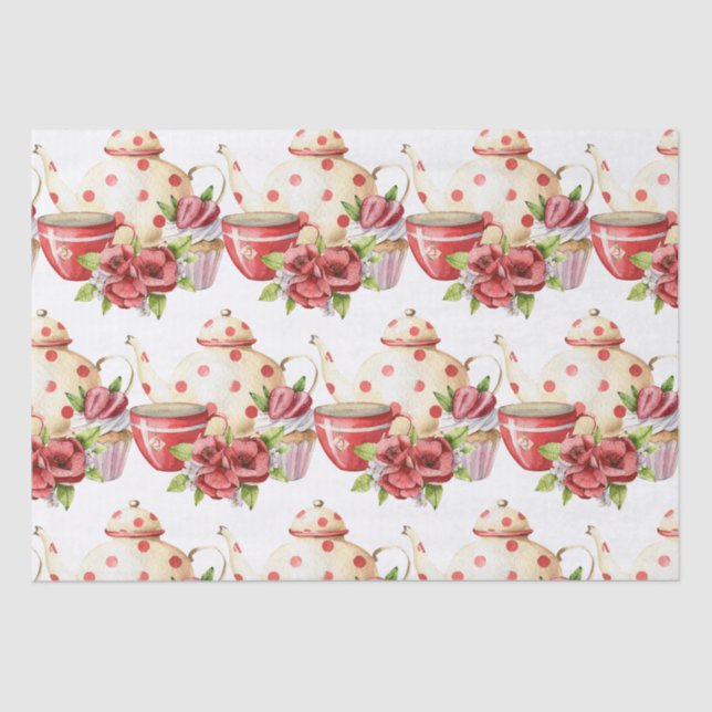 Papel De Seda Tarde de Chá (Frente )