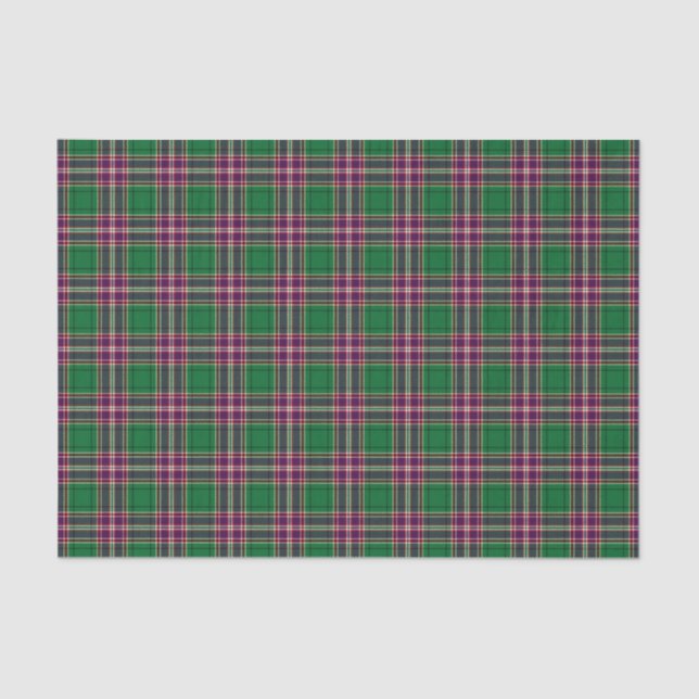 Papel De Seda Tartan da caça de MacFarlane do clã (Frente )