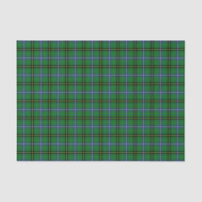 Papel De Seda Tartan de Henderson do clã (Frente )