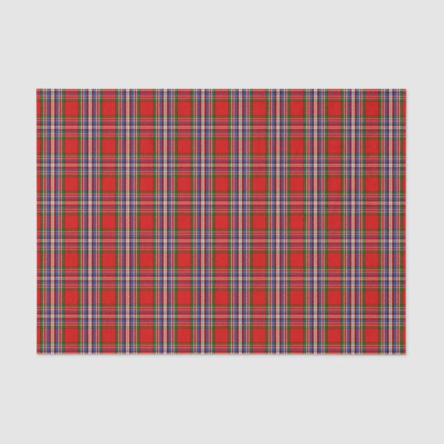 Papel De Seda Tartan de MacFarlane do clã (Frente )