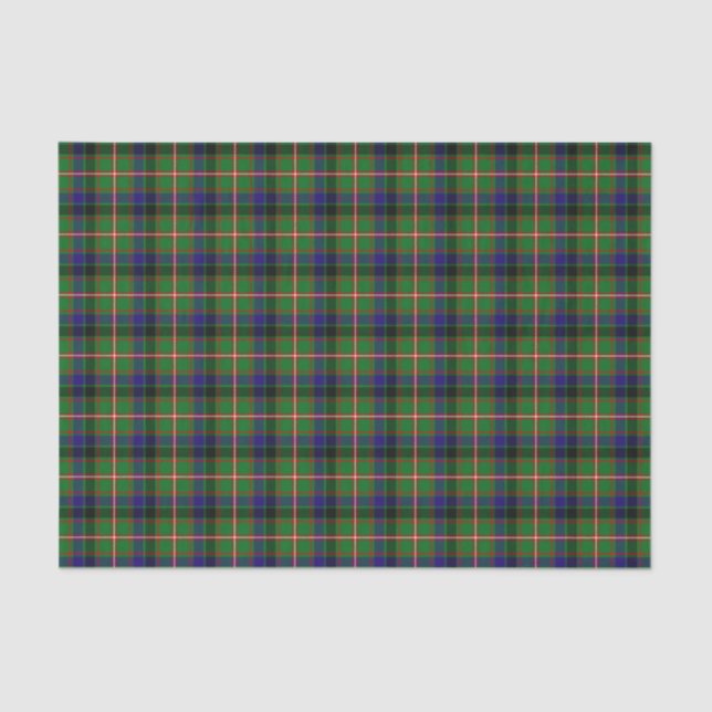 Papel De Seda Tartan de Reid do clã (Frente )