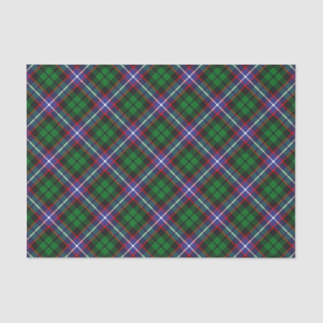 Papel De Seda Tartan do Clã Russell (Frente )