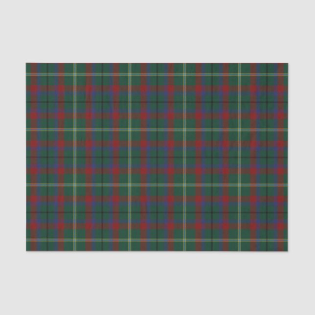 Papel De Seda Tartan do irlandês de Mayo do condado (Frente )