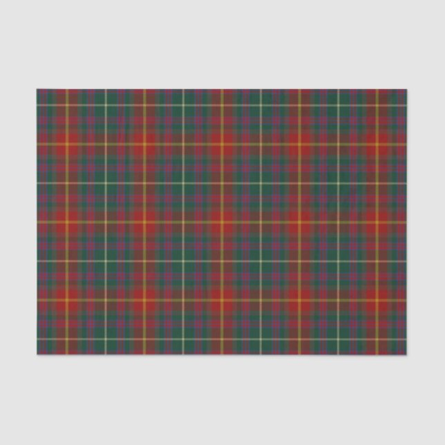 Papel De Seda Tartan do irlandês de Meath do condado (Frente )