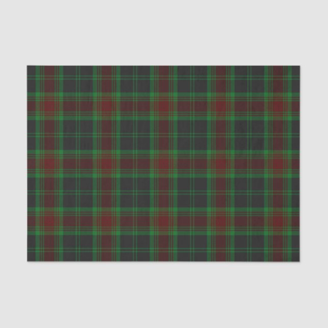 Papel De Seda Tartan do irlandês do condado de Carlow (Frente )