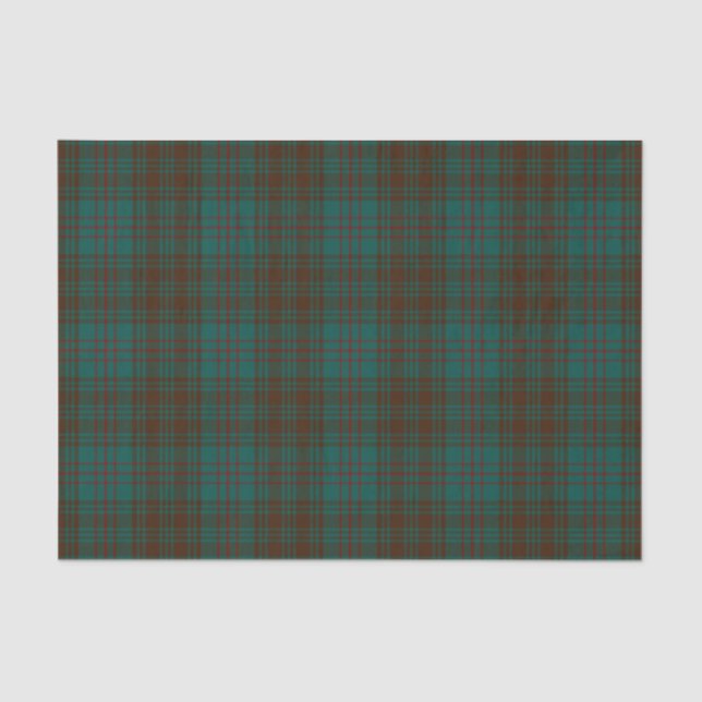 Papel De Seda Tartan do irlandês do condado de Dublin (Frente )