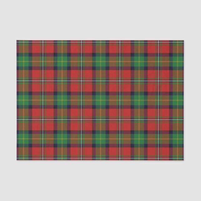 Papel De Seda Tartan escocês de Boyd do clã dos presentes (Frente )