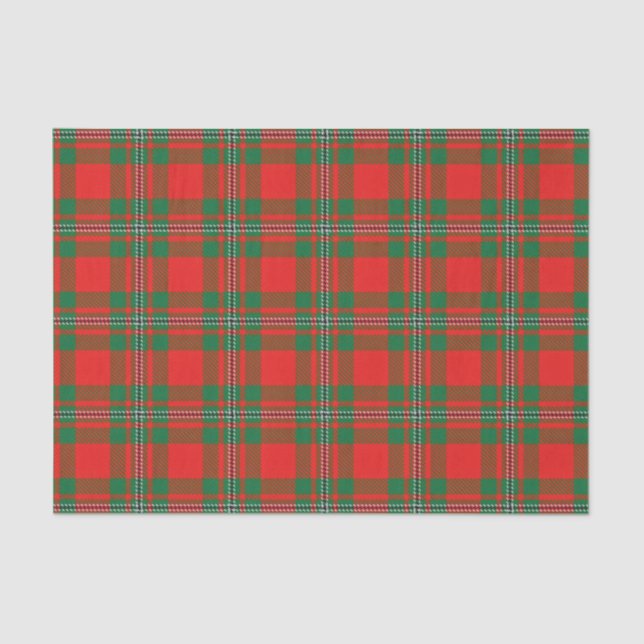 Papel De Seda Tartan escocês de Gregor MacGregor do clã dos (Frente )