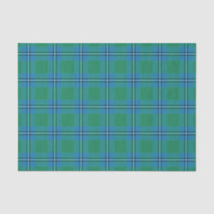 Papel De Seda Tartan escocês de Irvine Irwin do clã dos