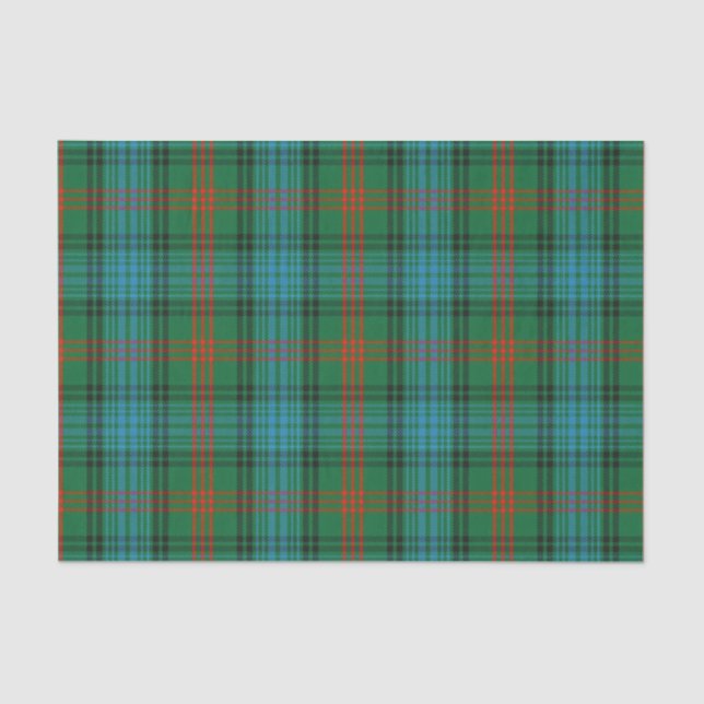 Papel De Seda Tartan escocês de Ross do clã dos presentes (Frente )