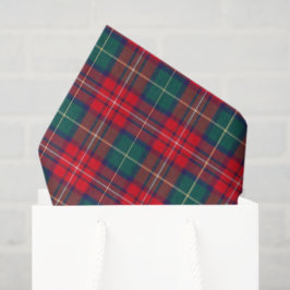 Papel De Seda Tartan Festivo Tradicional