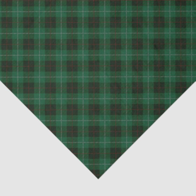Papel De Seda Tartan Xadrez Verde e Vermelho Natal (Detalhes)