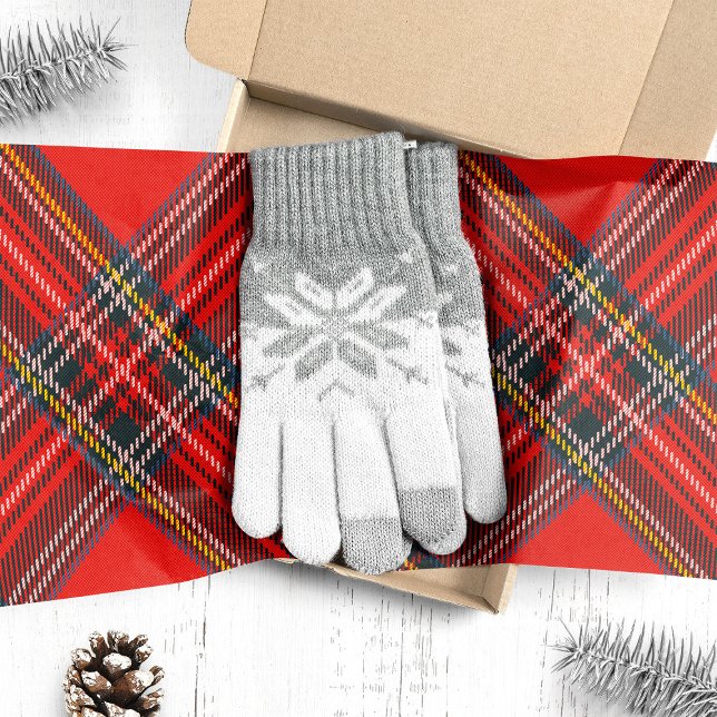Papel De Seda Tartan Xadrez Vermelho Natal (Criador carregado)