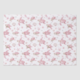 Papel De Seda Tartarugas e bebês