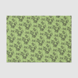 Papel De Seda Tartarugas marinhas em verde