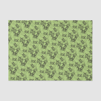 Papel De Seda Tartarugas marinhas em verde