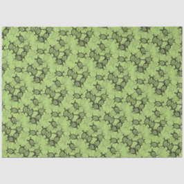 Papel De Seda Tartarugas marinhas em verde