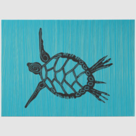 Papel De Seda Tartarugas marinhas nas verduras