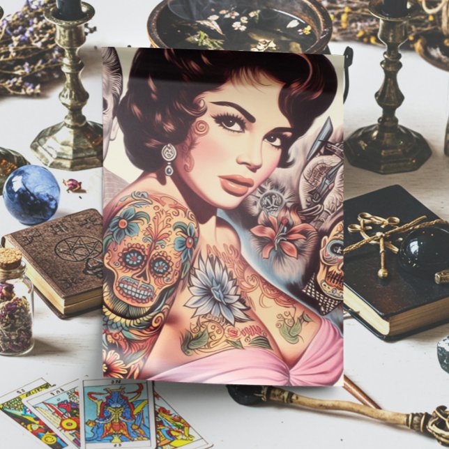 Papel De Seda Tatuagem Retro Pin-up (Criador carregado)