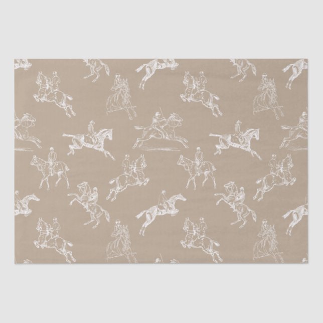 Papel De Seda Taupe Branca de Na moda moderno Taupe (Frente )