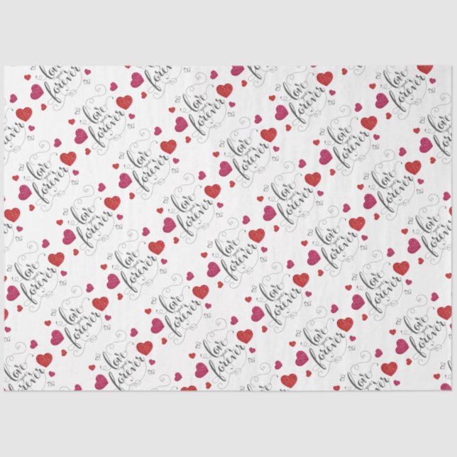 Papel De Seda Te Amo Para Sempre (Frente )