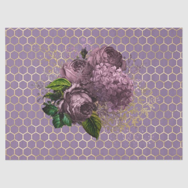 Papel De Seda Tea Garden Bee Series Design 38 (Frente )