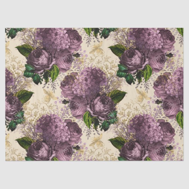 Papel De Seda Tea Garden Bee Series Design 44 (Frente )