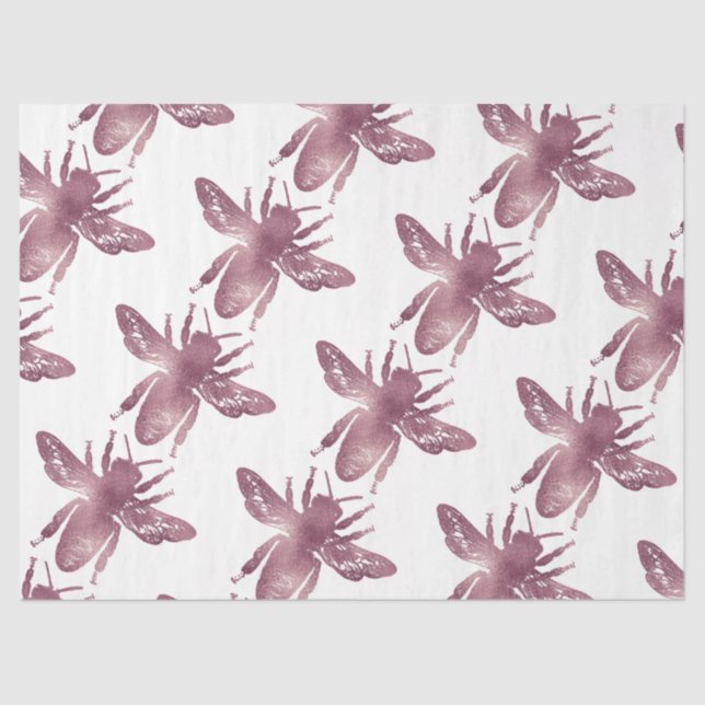 Papel De Seda Tea Garden Bee Series Design 49 (Frente )