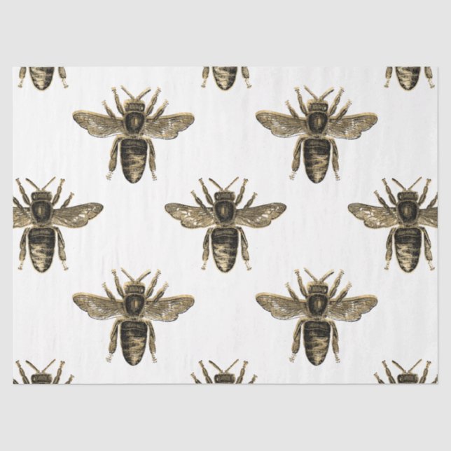 Papel De Seda Tea Garden Bee Series Design 53 (Frente )