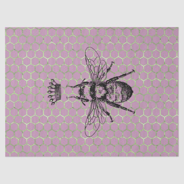 Papel De Seda Tea Garden Bee Series Design 59 (Frente )