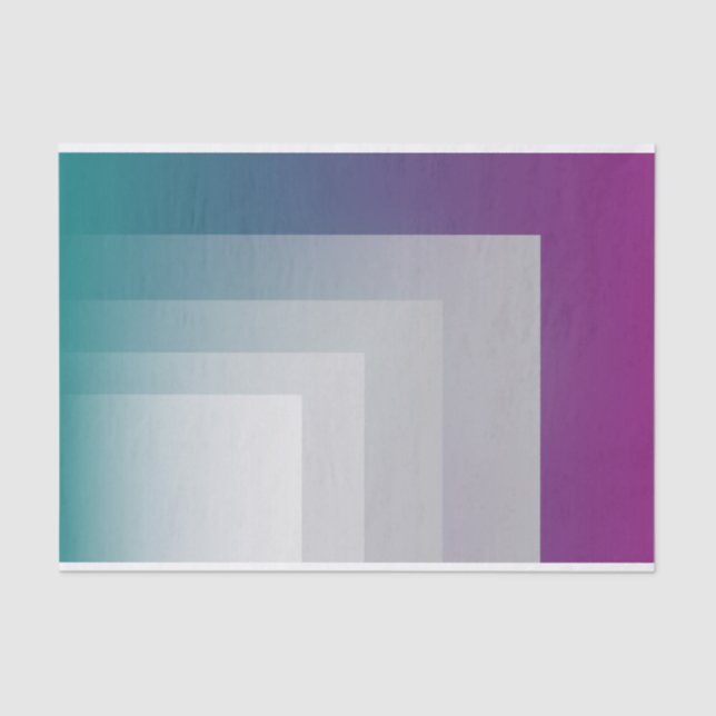 Papel De Seda Teal magenta gray (Frente )